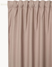 Cortinas opacas com várias faixas Panama, conjunto de 2, L 140 cm