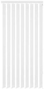 vidaXL Persianas verticais 150x180 cm tecido branco