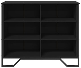 Aparador 91x35,5x74,5 cm derivados de madeira preto
