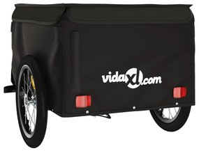 Reboque para bicicleta 45 kg ferro preto