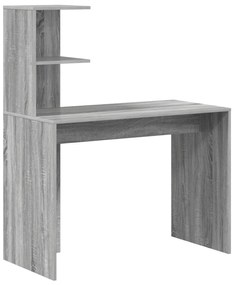 Mesa de Escrita Cinzenta Cinzento Sonoma Aglomerado de partículas