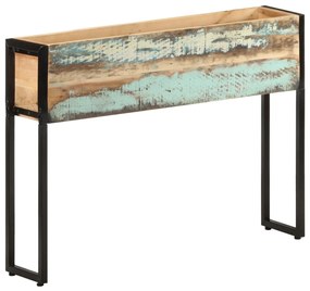 vidaXL Floreira 90x20x68 cm madeira recuperada maciça