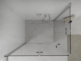 Mexen Lima Cabine de duche Duo dobrável 90 x 70 cm, transparente, cromado - 856-090-070-02-00