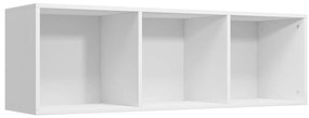 Estante/móvel de TV 36x30x114 cm derivados de madeira branco