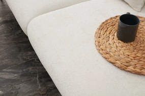 Sofá-Cama de Canto Simena – Creme Dourado – 266 x 133 cm
