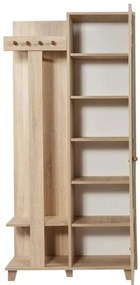 Hall Stand Garmanto – Carvalho Sonoma – 90x192x36 cm