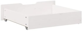 Gavetas para cama 2 pcs 65x55x17 cm pinho maciço branco