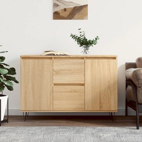 827207 vidaXL Aparador 104x35x70 cm derivados de madeira carvalho sonoma