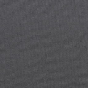 Almofadões banco jardim 2pcs 120x50x7cm tecido oxford antracite