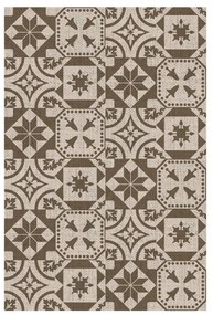 Esschert Design Tapete de exterior 182x122 cm azulejos portugueses