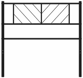 Cabeceira de cama 100 cm metal preto