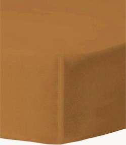 Lençol elástico artesanal em percal de algodão para cama boxspring Nina