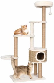 Árvore para gatos c/ postes e almofadão 148 cm erva marinha