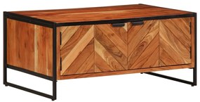 Mesa de centro 90x55x40 cm madeira de acácia maciça
