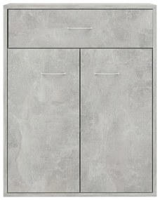 Aparador 60x30x75 cm contraplacado cinzento cimento