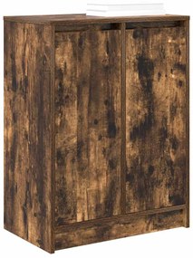 Sapateira 57x34x76 cm derivados de madeira carvalho fumado