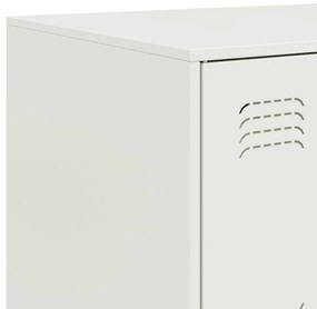 Aparador 99x39x73 cm aço branco