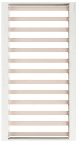 Estrutura de cama branco 100x200 cm madeira maciça