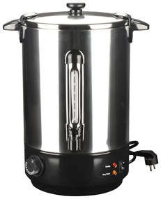 vidaXL Aquecedor de vinho aço inoxidável 15 L 2500 W