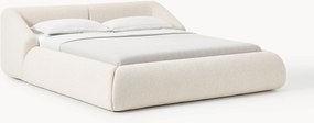 Cama estofada em bouclé Sofia
