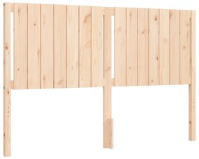 Cama sem colchão 160x200 cm madeira de pinho maciça