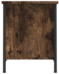 Móvel TV c/ portas 60x35x45 cm deriv. madeira carvalho fumado