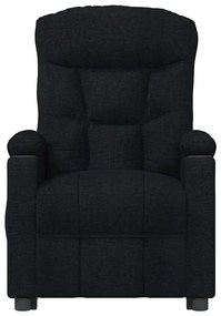 Poltrona de massagens elevatória tecido preto