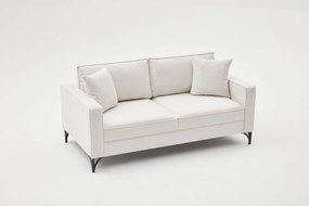 Sofá de 2 Lugares Berlin – Creme – 180x83x91 cm
