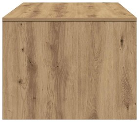 Mesa de Centro vidaXL - Carvalho Artisan - 102x55x43,5 cm - Feita de M