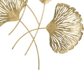 DECORAÇÃO DE PAREDE IRIS 78X5,5X101 CM DOURADO