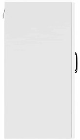 Armário de parede de cozinha porta vidro Lucca branco