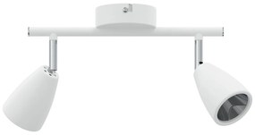 Spotlight de Teto 2 Way Adjustable White GU10