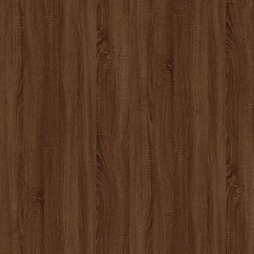 Mesa de centro 80x50x40 cm derivados madeira carvalho castanho