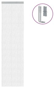 vidaXL Mosquiteira para porta de correntes 56x202 cm alumínio