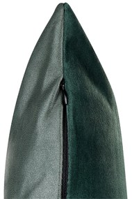 Conjunto de 2 almofadas de exterior com motivo de rena em veludo verde 45 x 45 cm BICOCCA Beliani