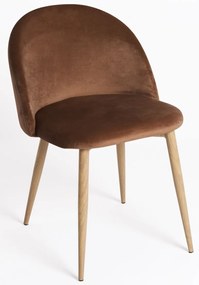 Pack 4 Cadeiras Vint Veludo - Marrom