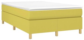 Estrutura de cama sem colchão 120x200 cm tecido verde