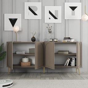 Console Lyon – Atlas Gold – 180x80x35 cm