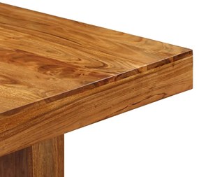 Mesa de jantar 180x90x75 cm madeira de acácia maciça