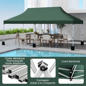 Tenda pop-up de 3 x 6 m com 6 paredes laterais removíveis e bolsa de transporte - Azul