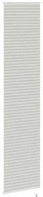 Cinzento Luz Plissada Cega 50x200 cm Largura Tecido 49,4 cm