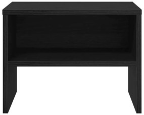 Armário de Cabeceira 2 pcs Carvalho preto 40 x 30 x 30 cm