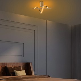 Chandelier Likma – Ouro – 41x16x25 cm