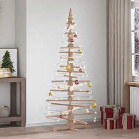 vidaXL Árvore de Natal decorativa 180 cm madeira de pinho maciça