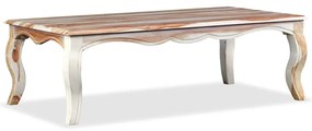 Mesa de centro madeira de acácia maciça 110x60x35 cm