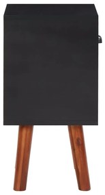 Mesas de cabeceira 2 pcs 40x30x57 cm madeira de acácia maciça