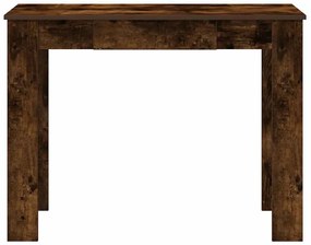 Secretária 100x45x75 cm derivados madeira cor carvalho fumado