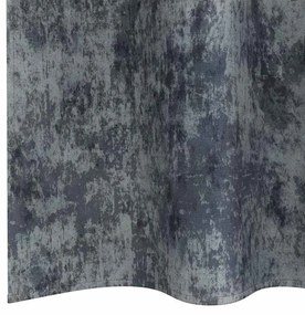 Cortinas de Veludo 2 Peças com Ilhós Cinza Prata 140x175 cm