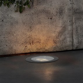 Foco de solo exterior preto ajustável AR111 IP65 - Delux Honey