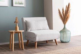 Sofá-Cama Folde – Branco – 50x80x42 cm